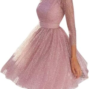 Vestido feminino de renda vazada